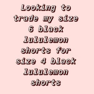 Lululemon Short Trade
